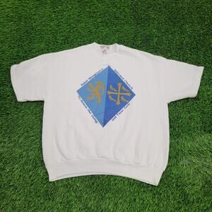 Vintage 90s Episcopal Church Sweatshirt XL 24x25 USA